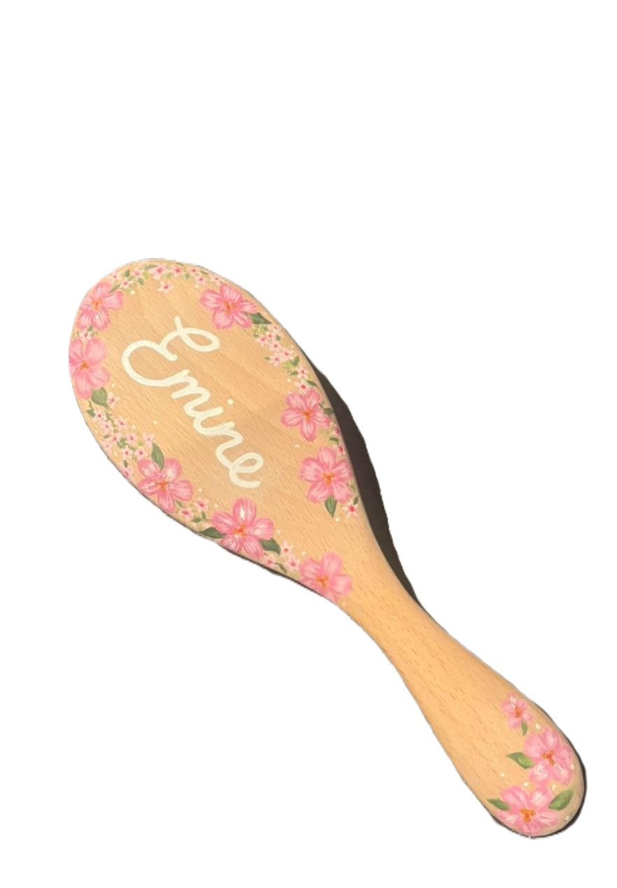 Børste med valgfri tekst - Håndmalt by Emma Moland