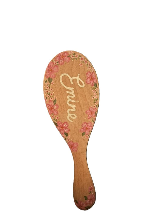 Børste med valgfri tekst - Håndmalt by Emma Moland